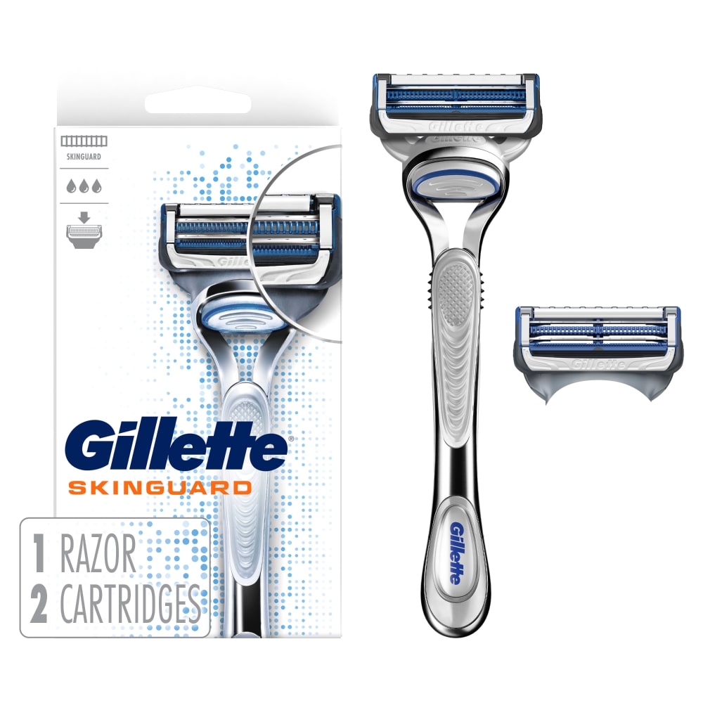Gillette SkinGuard Men s Razors Handle Blade Refill Cartridges 1 ct City Market