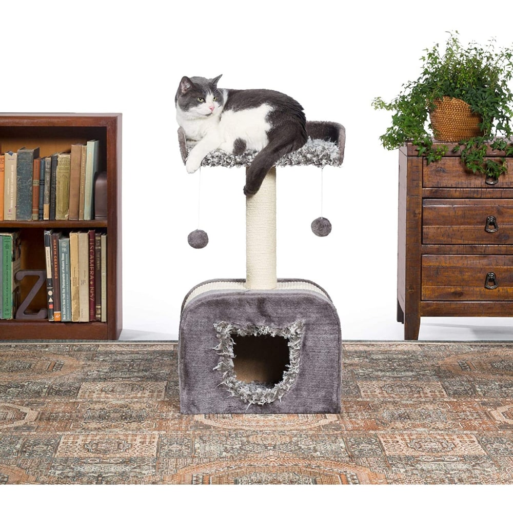 Prevue Shag Hideaway Cat Tree Prevue Shag Hideaway Cat Tree