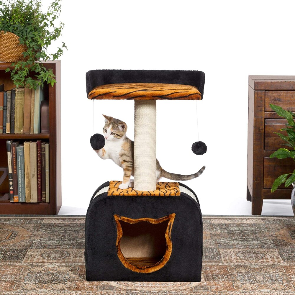 Prevue Tiger Hideaway Cat Tree Prevue Tiger Hideaway Cat Tree