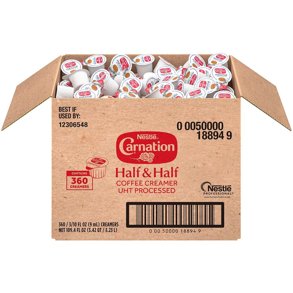 Half and Half, 0.304 oz Cups, 360/Carton Half and Half, 0.304 oz Cups, 360/Carton