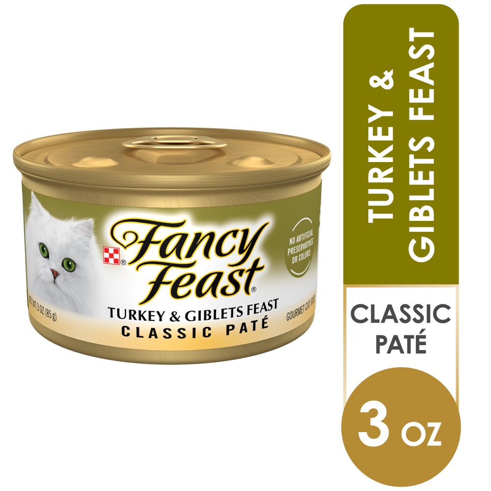 Fancy Feast Classic Turkey and Giblets Feast Canned Cat Food