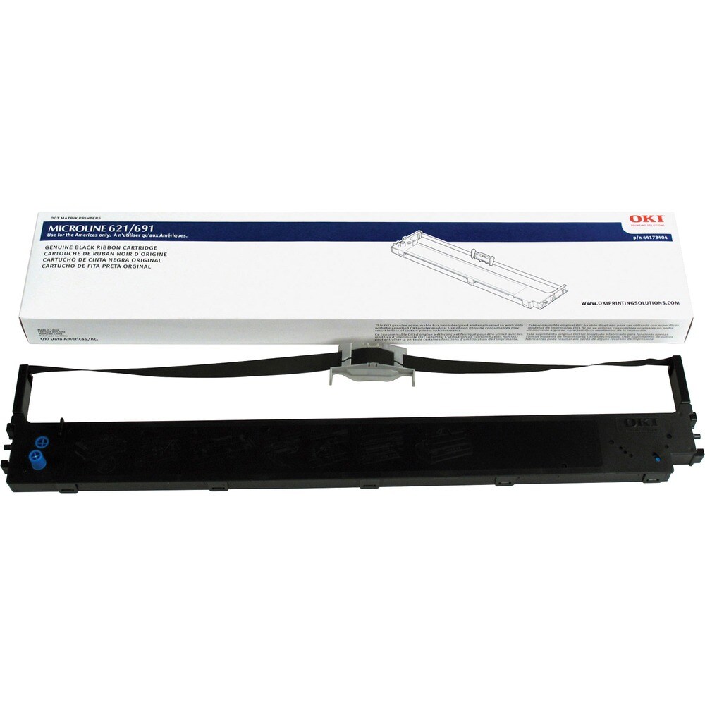 Oki Ribbon Cartridge - Dot Matrix - 2 Million Characters - Black - 1 Each Oki Ribbon Cartridge - Dot Matrix - 2 Million Characters - Black - 1 Each