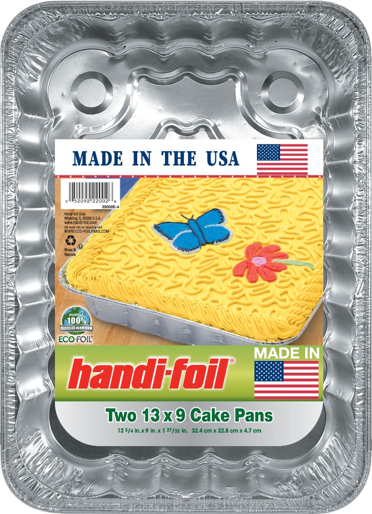 Handi-foil® Cook-n-Carry Half Sheet Cake Pan and Lid - Silver, 1 pk / 17.1  x 12.3 in - Kroger