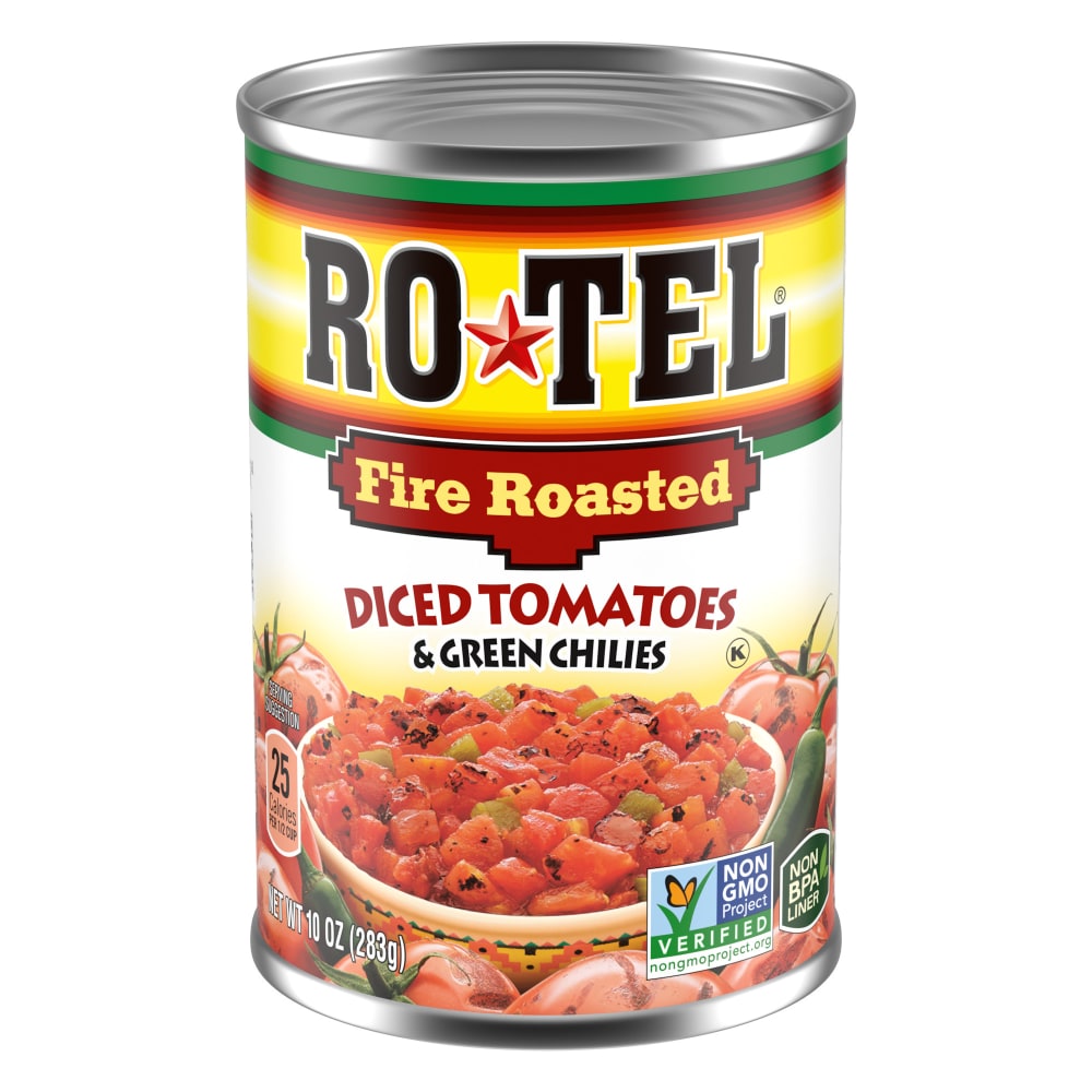 King Soopers Rotel Fire Roasted Diced Tomatoes Green Chilies 10 Oz