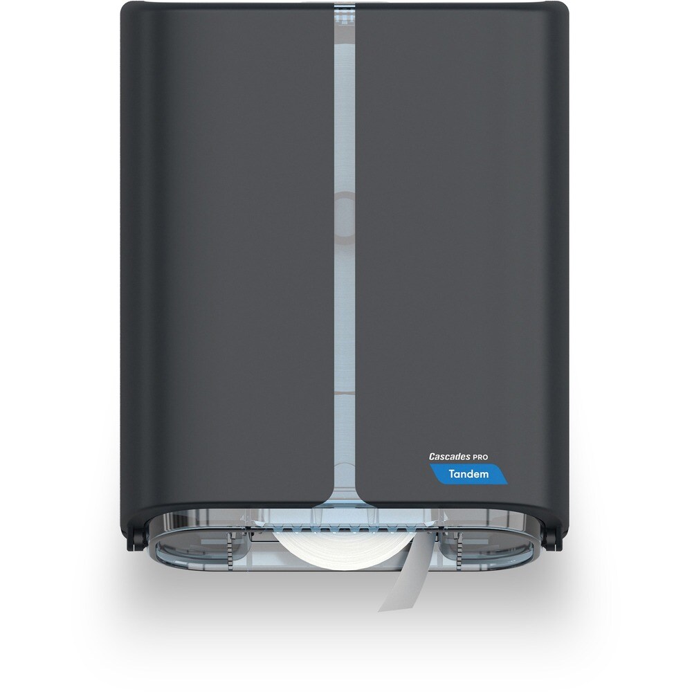 Cascades PRO Tandem Jumbo Toilet Paper Dispenser, Single Roll (C382) - Touchless, Roll Dispenser - 1 x Roll - 13.8