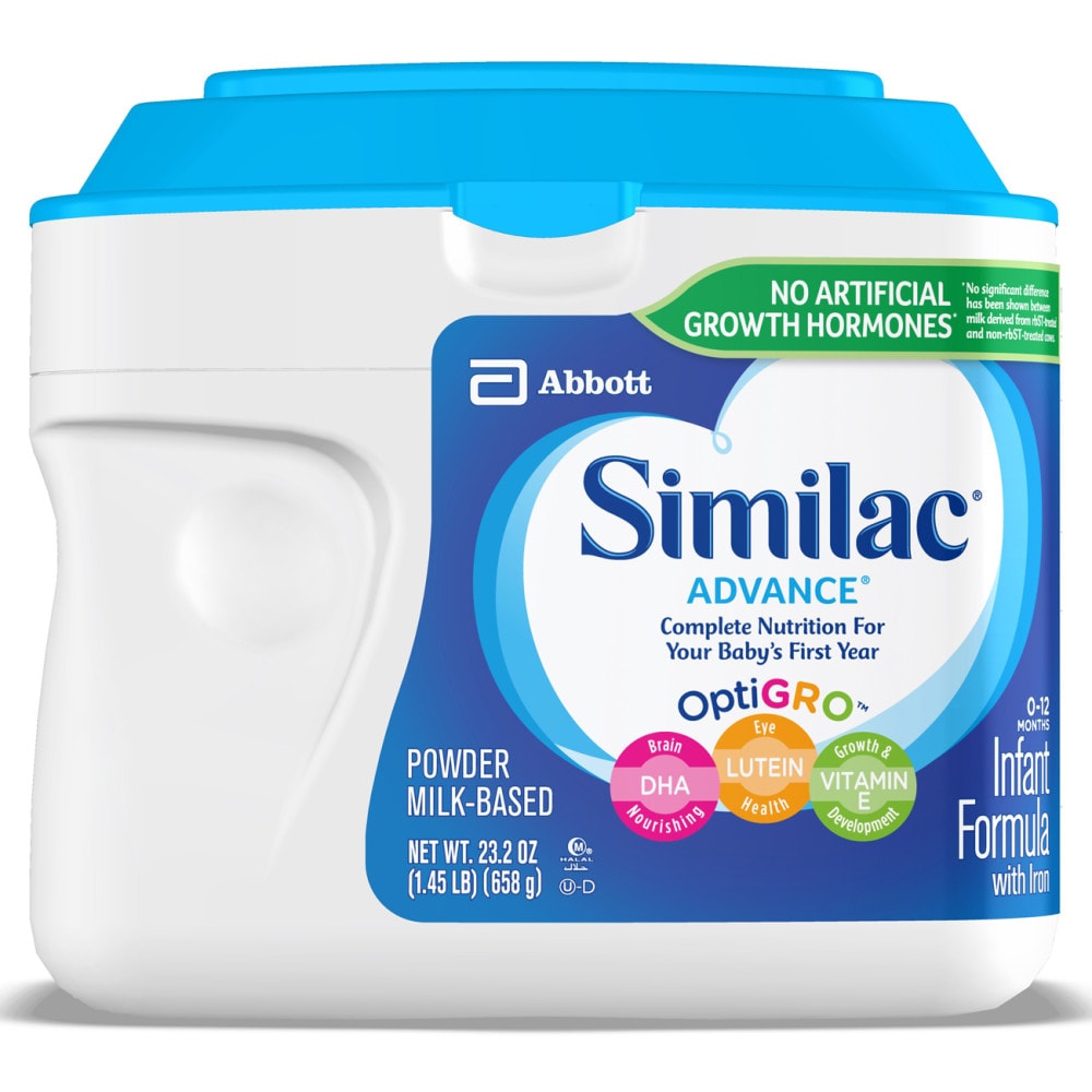 blue similac advance