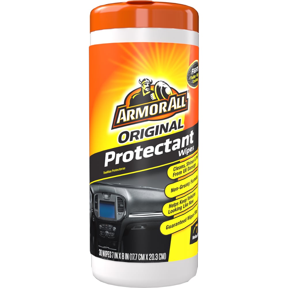 Armor All Original Car Protectant Wipes - For Car, Automotive - Disposable, UV Resistant, Lint-free - 1 Each - Multi Armor All Original Car Protectant Wipes - For Car, Automotive - Disposable, UV Resistant, Lint-free - 1 Each - Multi