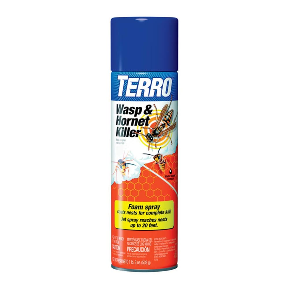 TERRO Foam Wasp and Hornet Killer 19 oz