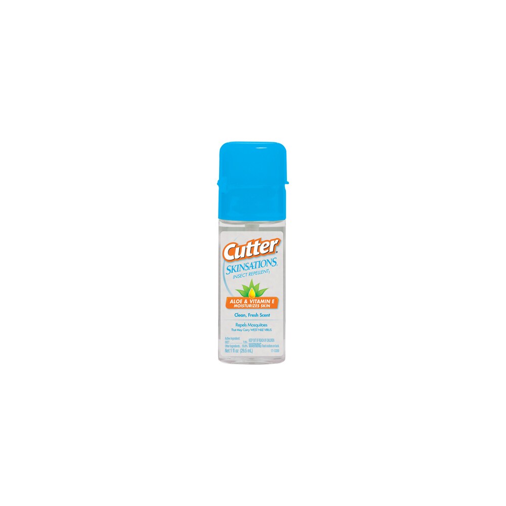 Cutter Skinsations Insect Repellent Liquid For Mosquitoes/Other Flying Insects 0.475 oz