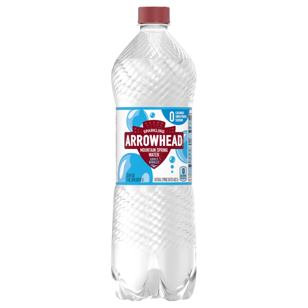 Food 4 Less Arrowhead Sparkling Original Mountain Spring Water 33 8 Fl Oz