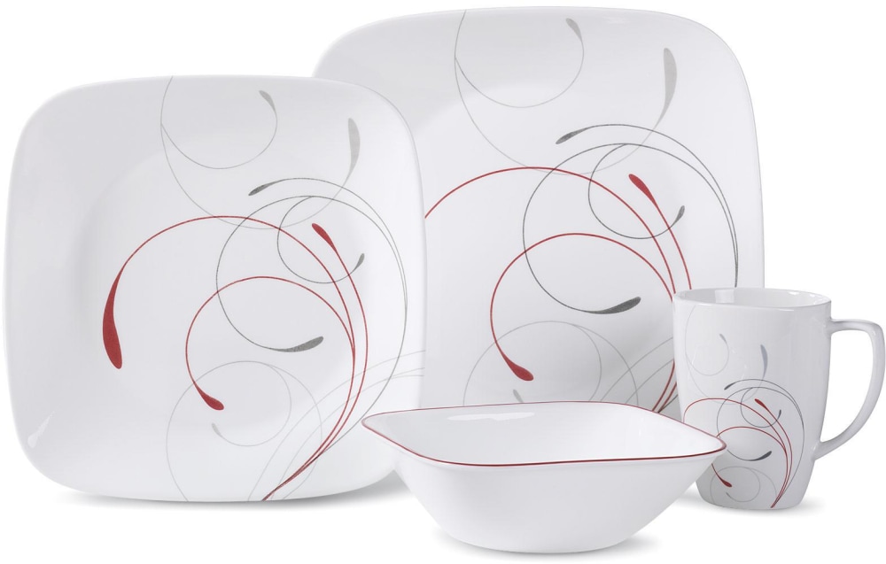 square tableware