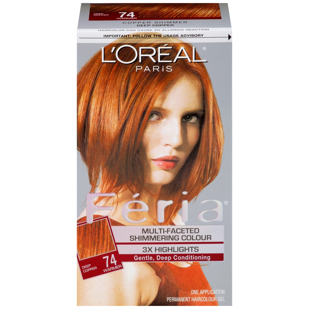Fry S Food Stores L Oreal Feria Copper Shimmer Hair Color 1 Kit