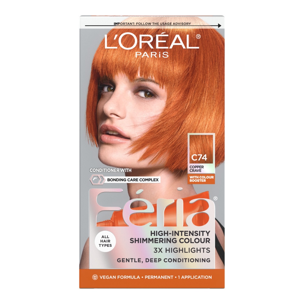 Ralphs L Oreal Feria Power C74 Copper Crave Hair Color 1 Ct
