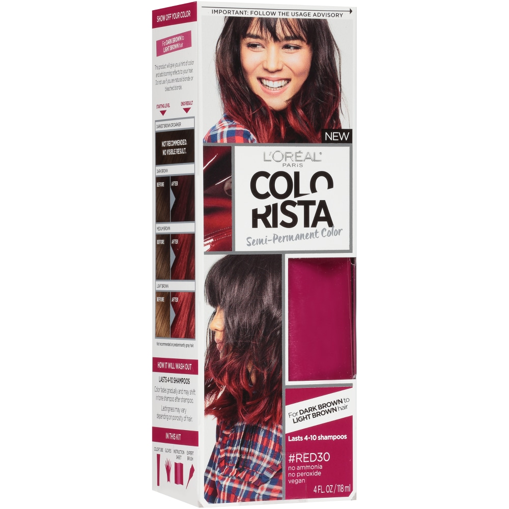 King Soopers L Oreal Paris Colorista 30 Red Semi Permanent