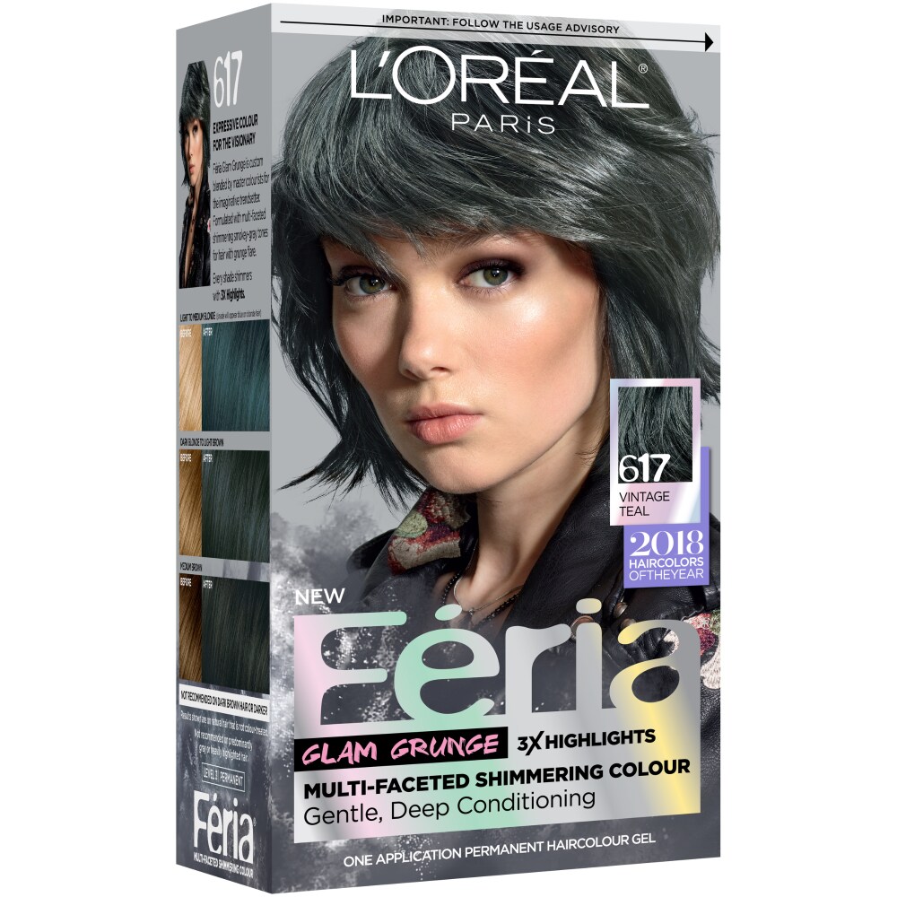 Ralphs L Oreal Feria 617 Vintage Teal Hair Color 1 Ct
