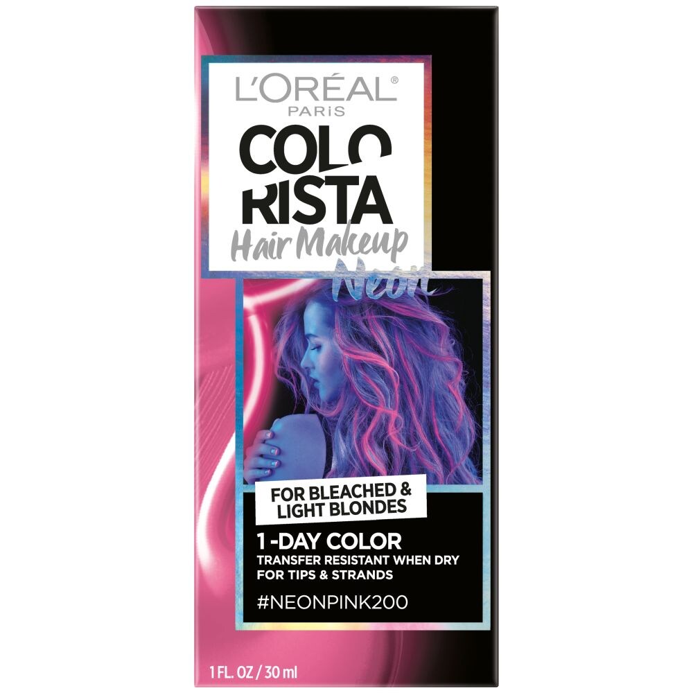 Fred Meyer L Oreal Paris Colorista Hair Makeup 1 Day Color Neon