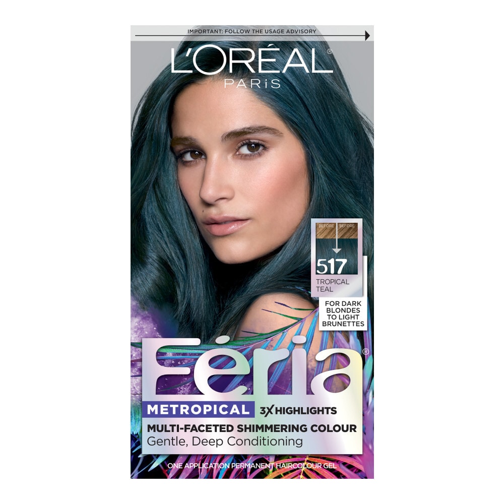 Foods Co L Oreal Paris Feria Metropical Tropical Teal