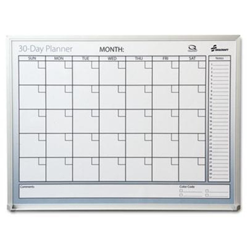 Skilcraft 2239896 7520012239896 24 x 36 in. Quartet 30-Day