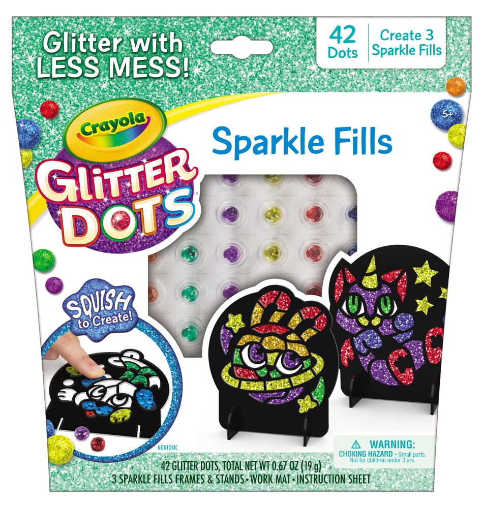 King Soopers Crayola Glitter Dots Sparkle Fills 42 Pack 42 Pk