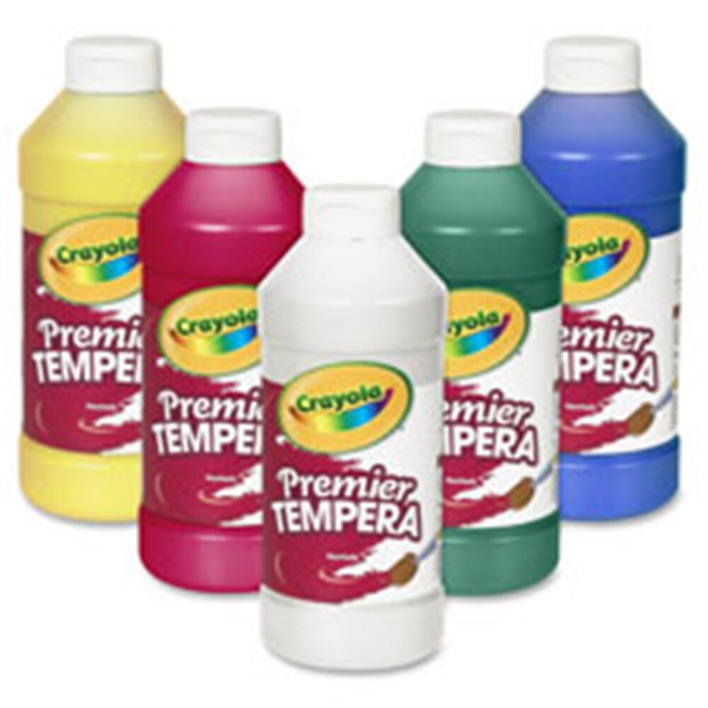 Crayola Premier Tempera Paint - 16 fl oz - 1 Each - Gold Crayola Premier Tempera Paint - 16 fl oz - 1 Each - Gold