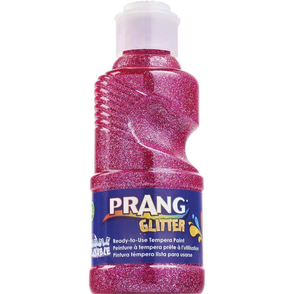 Prang Ready-to-Use Glitter Paint - 8 fl oz - 1 Each - Glitter Pink Prang Ready-to-Use Glitter Paint - 8 fl oz - 1 Each - Glitter Pink