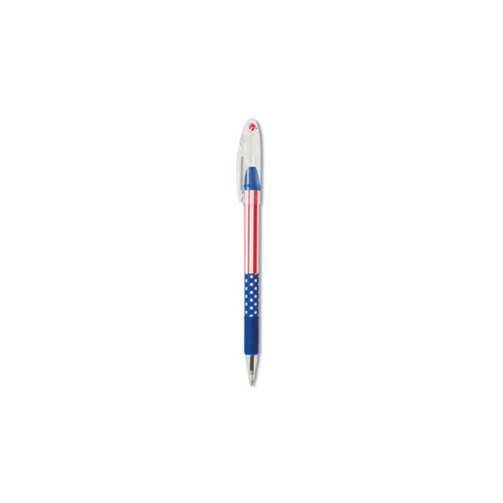 Pentel® PEN,FINE PT,STARS/STRP,BK BK90USA-A, Fine0.7mm