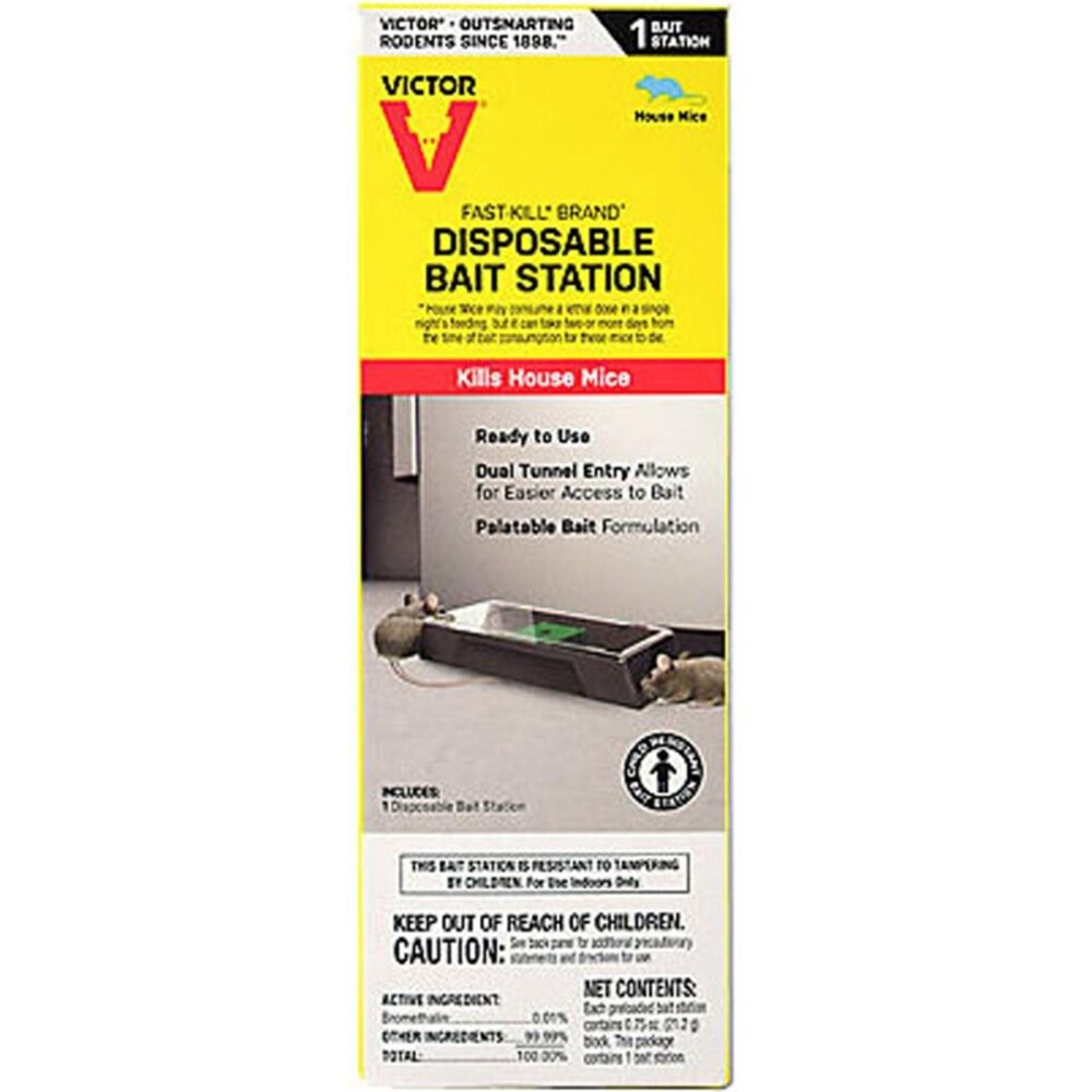 Victor Fast-Kill Bait Station For Mice 1 pk