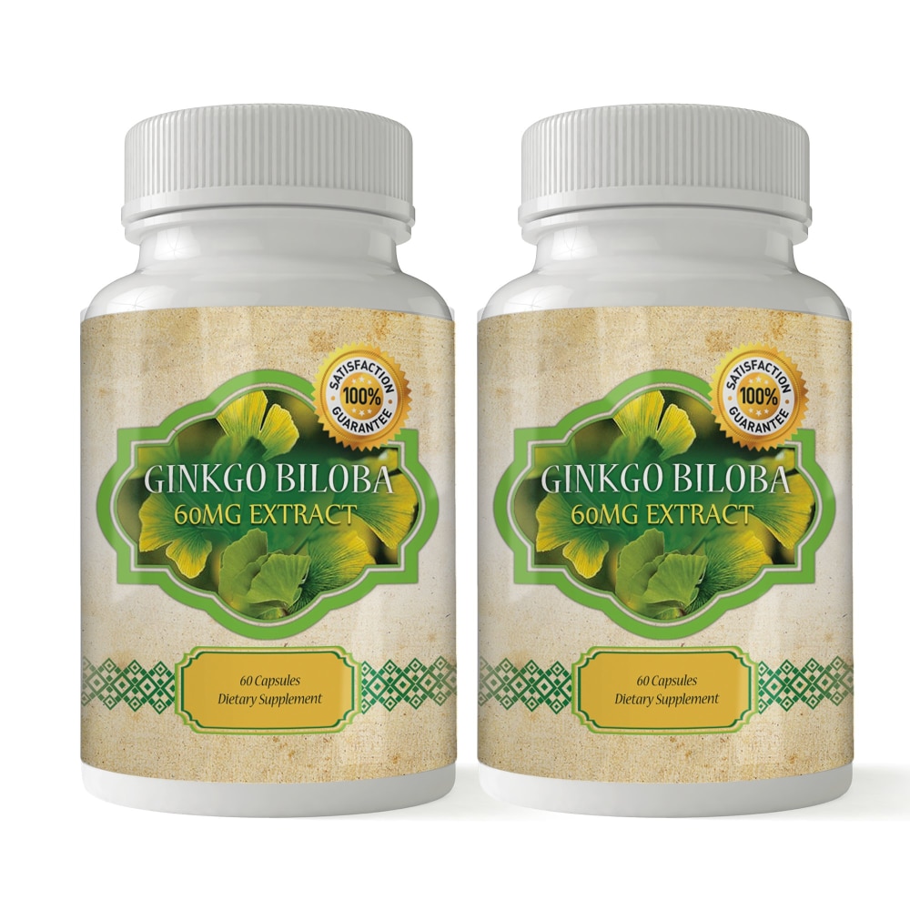 Ginkgo Biloba Powerful Brain Booster (60 capsules), 1 unit Ginkgo Biloba Powerful Brain Booster (60 capsules), 1 unit