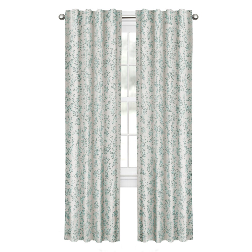 Maytex Mills Everly Easy Hang Curtain With Hooks Seafoam Maytex Mills Everly Easy Hang Curtain With Hooks Seafoam
