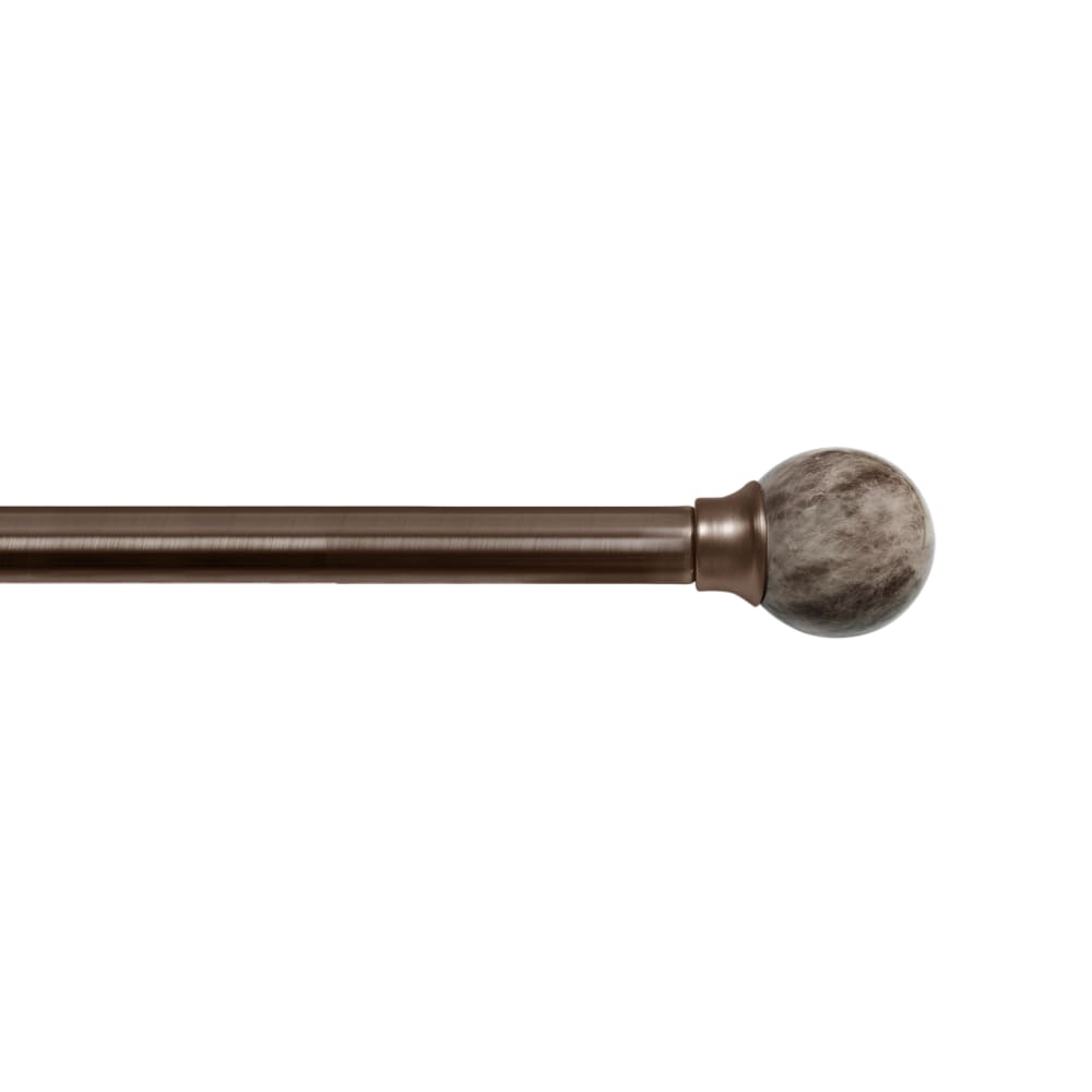 Maytex Mills Decorative Marble Ball Curtain Rod Maytex Mills Decorative Marble Ball Curtain Rod