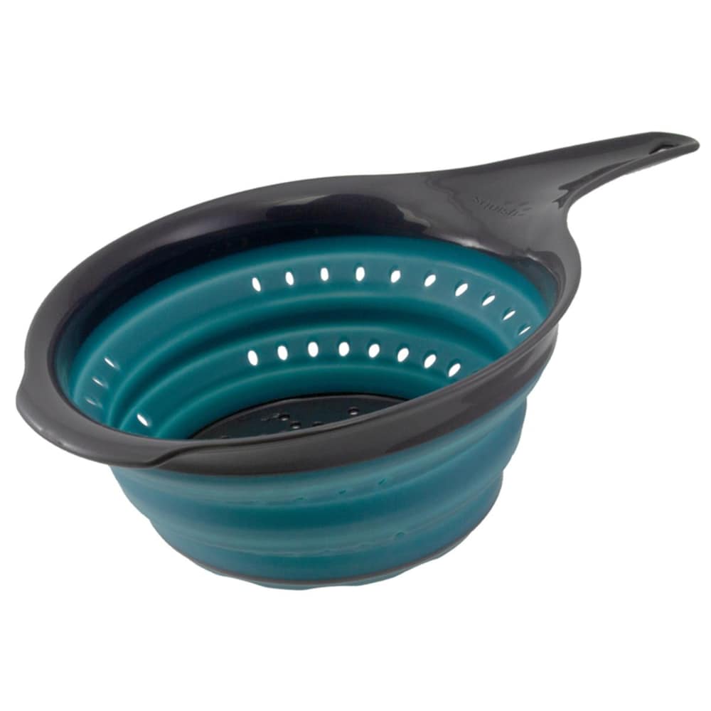 Squish 6013577 Gray Teal Polypropylene TPR Collapsible Colander 1 Foods Co
