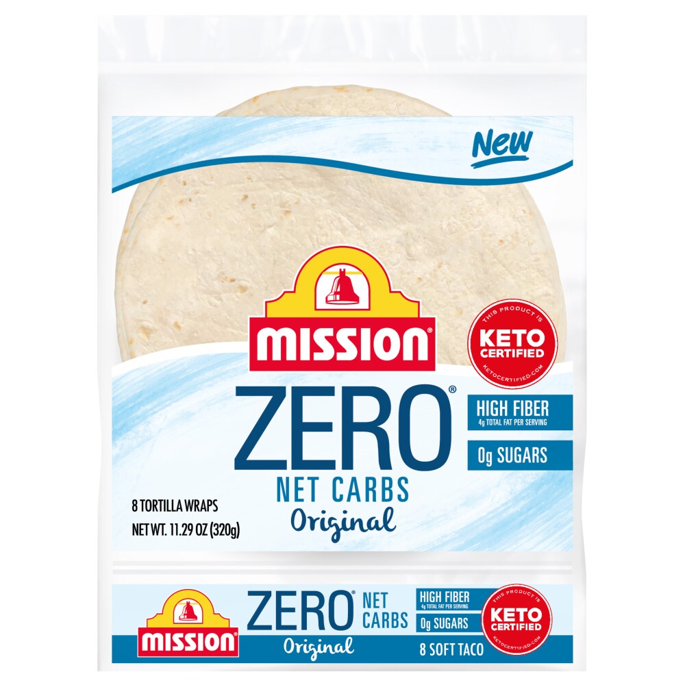 Mission® Zero Net Carbs Original Soft Taco Tortillas, 11.29 oz