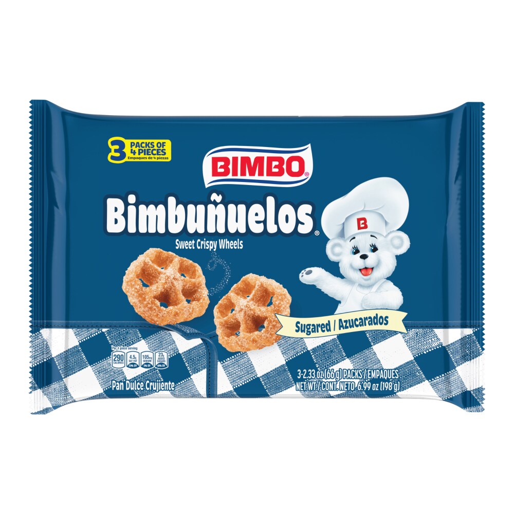 bambolina 1-2y biscuit ボンネット Bimbo Bimbuñuelos Sugar Sweet Crispy Wheels, 3 pc / 2.33 oz