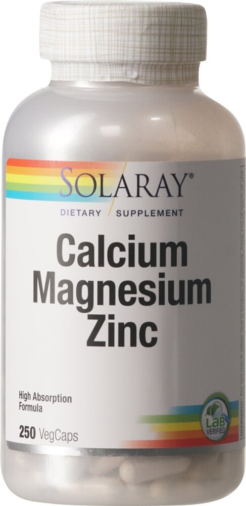 Solaray Calcium Zinc, 250 VegCaps - and