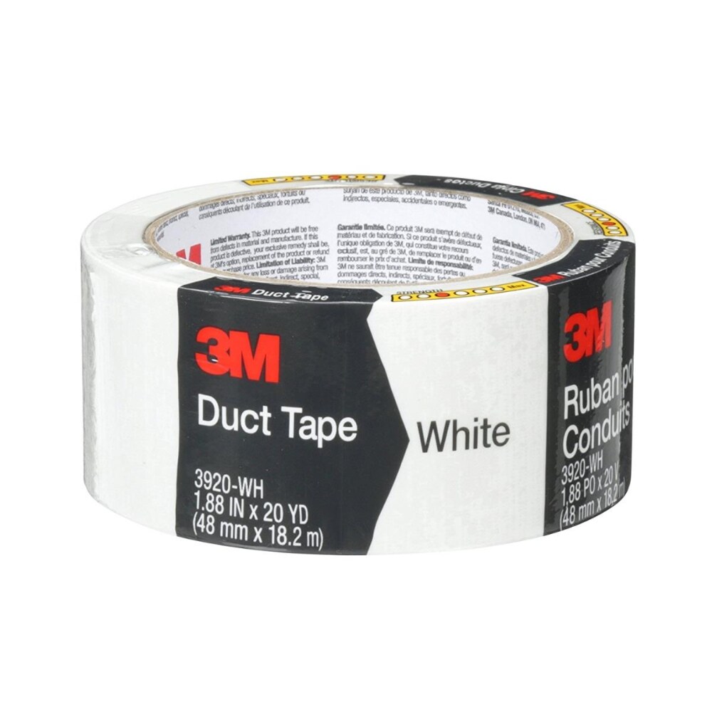 3M™ White Duct Tape, 1.88 in x 20 yd