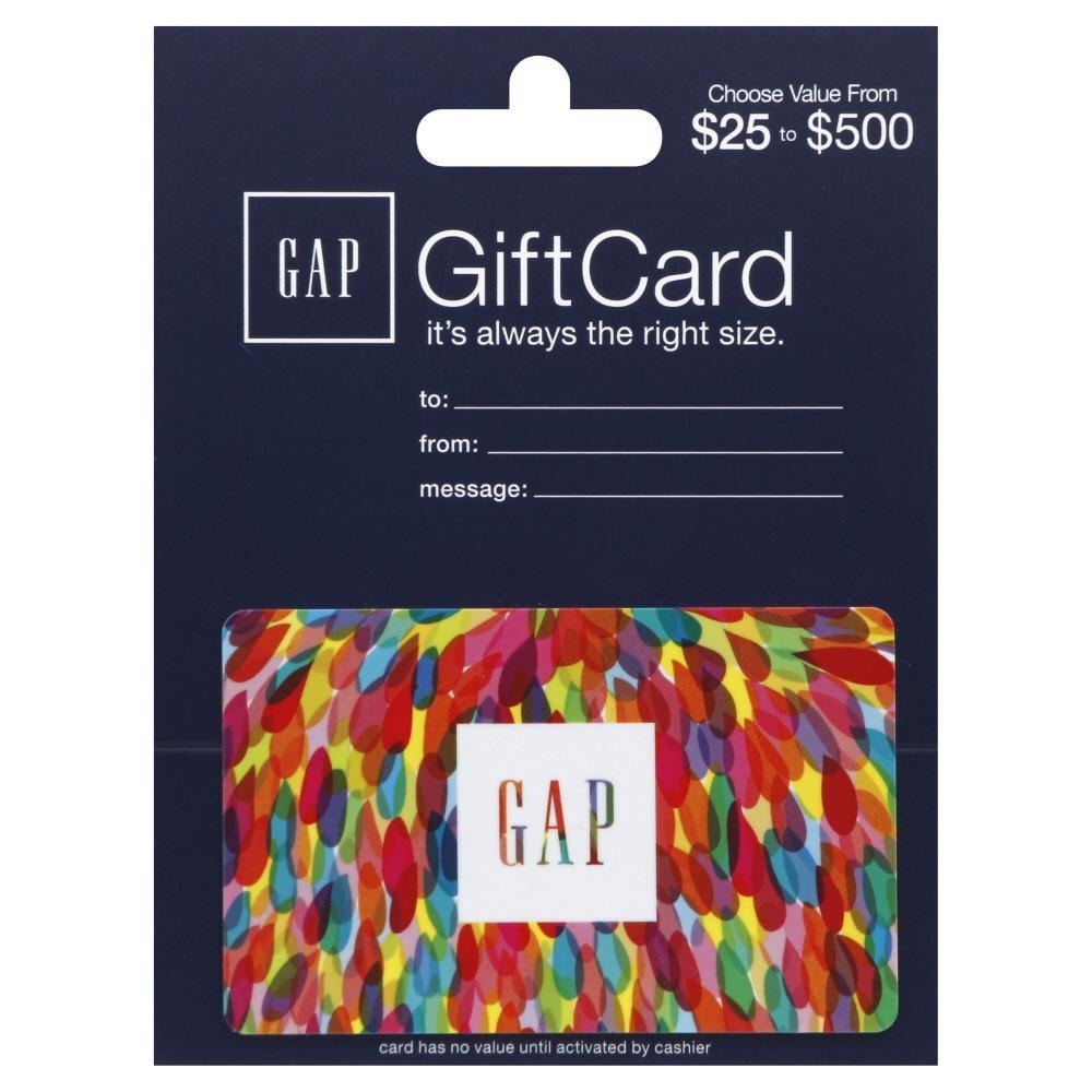 Gap 25 500 Gift Card 1 ct Ralphs