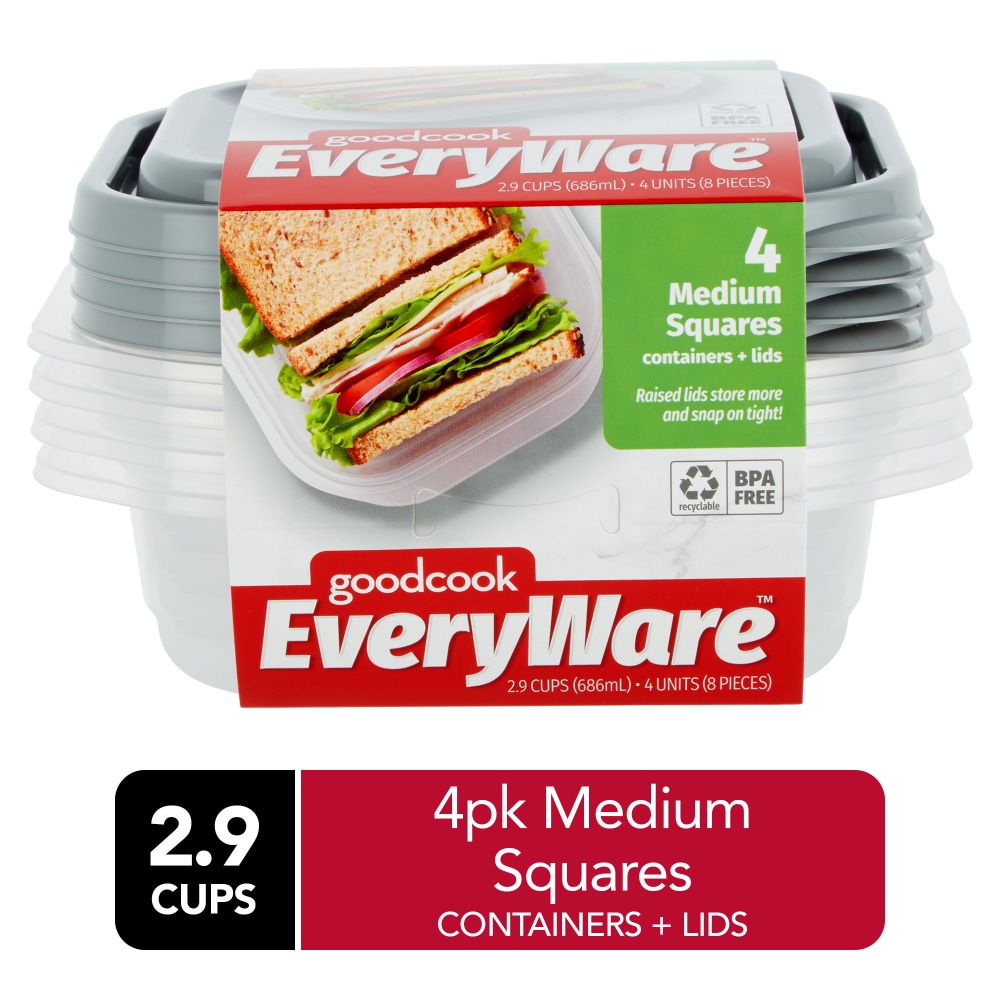 GladWare FreezerWare™ Containers with Lids – 4 Pack, 4 ct - Kroger