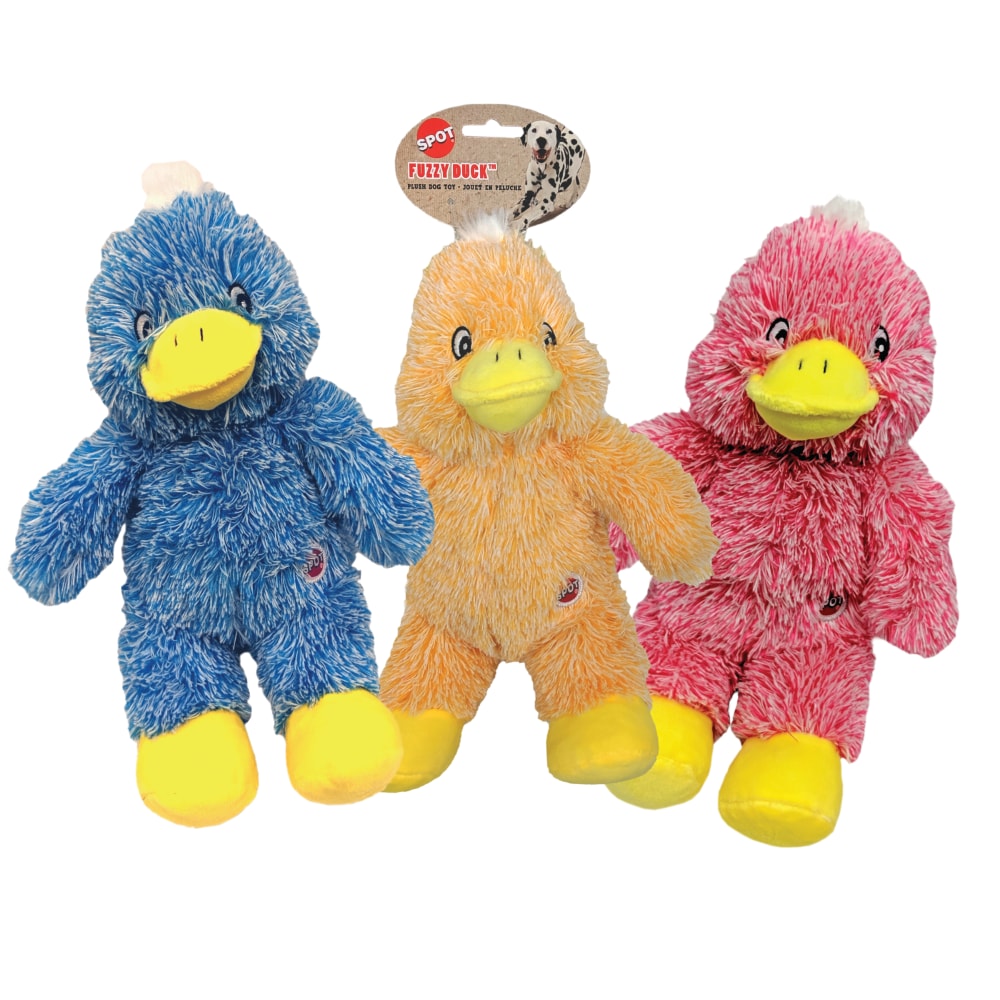 plush duck dog toy