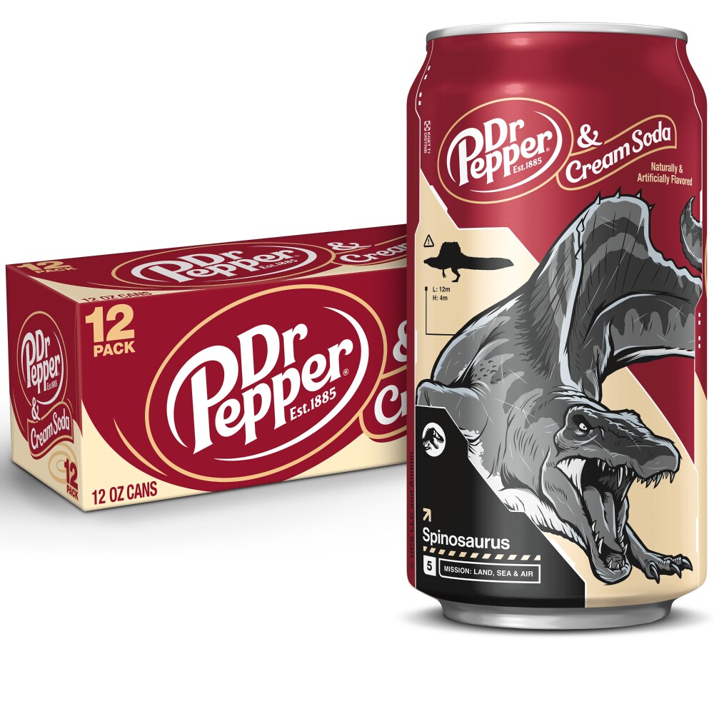 Dr Pepper & Cream Soda Cans LIMIT OF 10, 12 pk / 12 fl oz