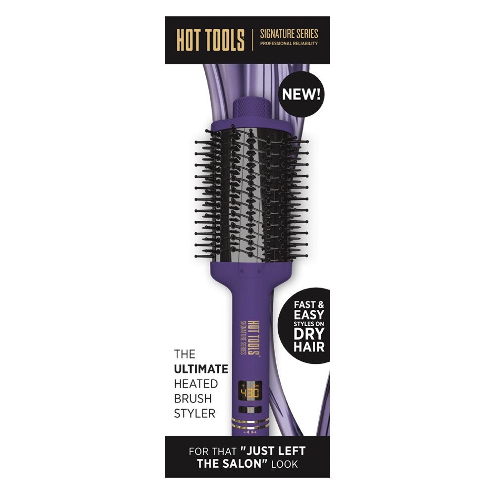 heated brush styler