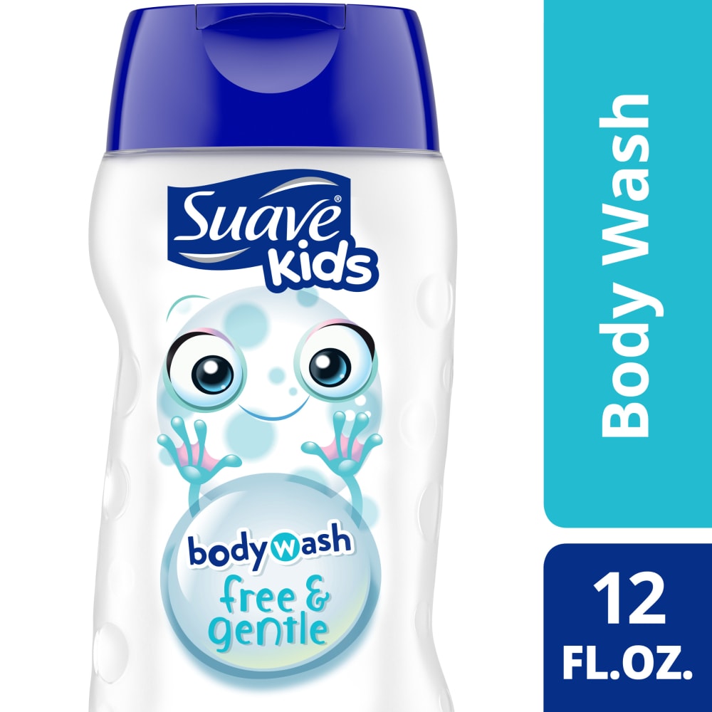 Suave Kids Free \u0026 Gentle Body Wash, 12 