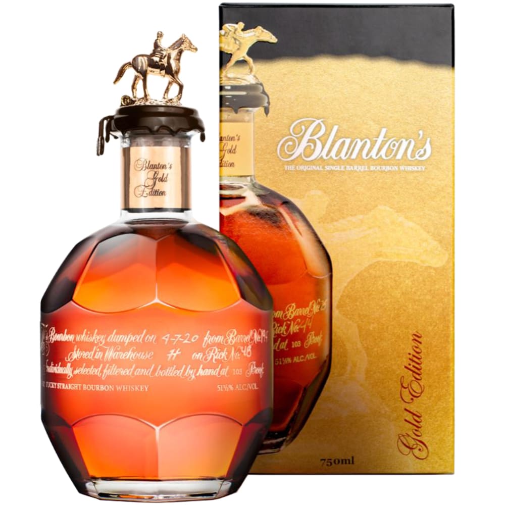 手数料安い Blanton's Gold Whiskey Bourbon Straight Kentucky Edition ウイスキー