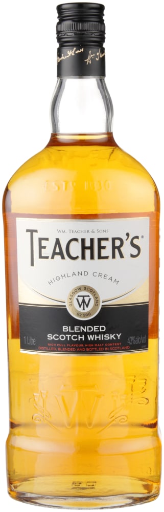 Teacher's Highland Cream Blended Scotch Whisky, 1 L - Kroger