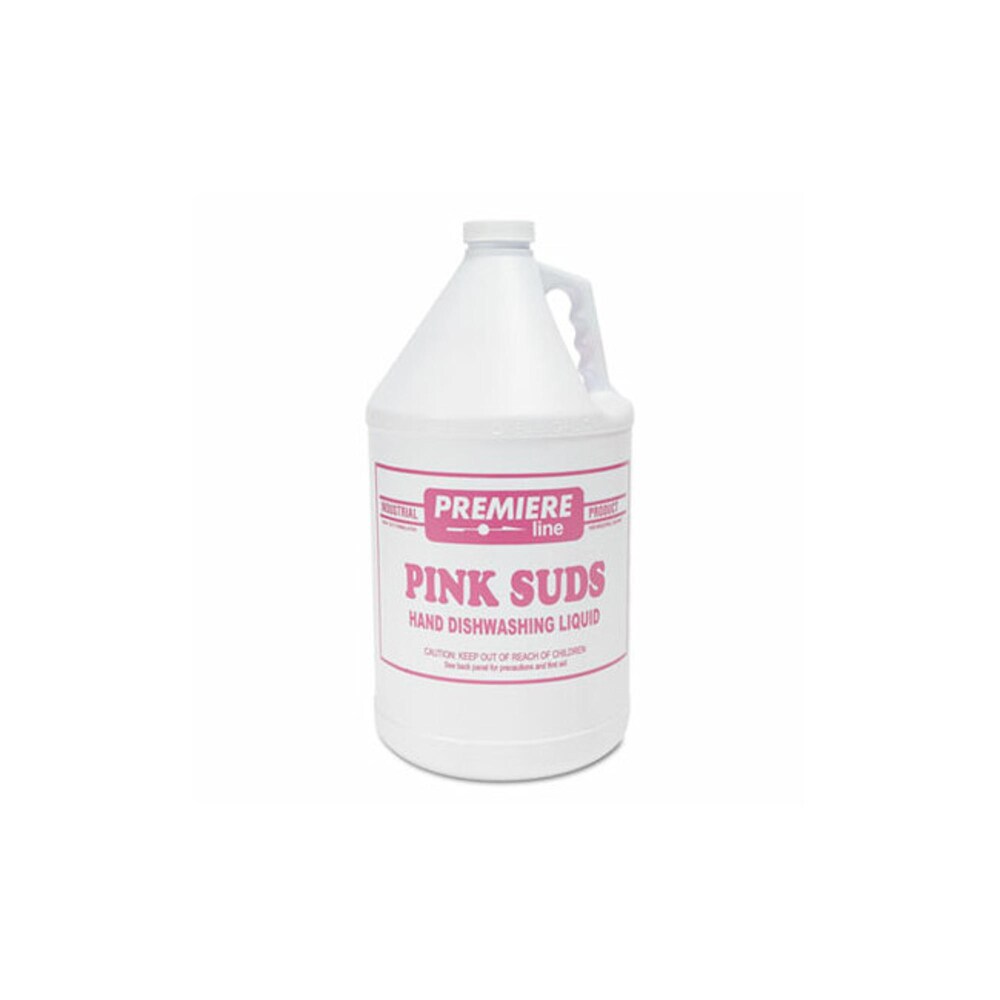 Premier Pink-Suds Pot and Pan Cleaner, 1 gal, Bottle, 4/Carton Premier Pink-Suds Pot and Pan Cleaner, 1 gal, Bottle, 4/Carton