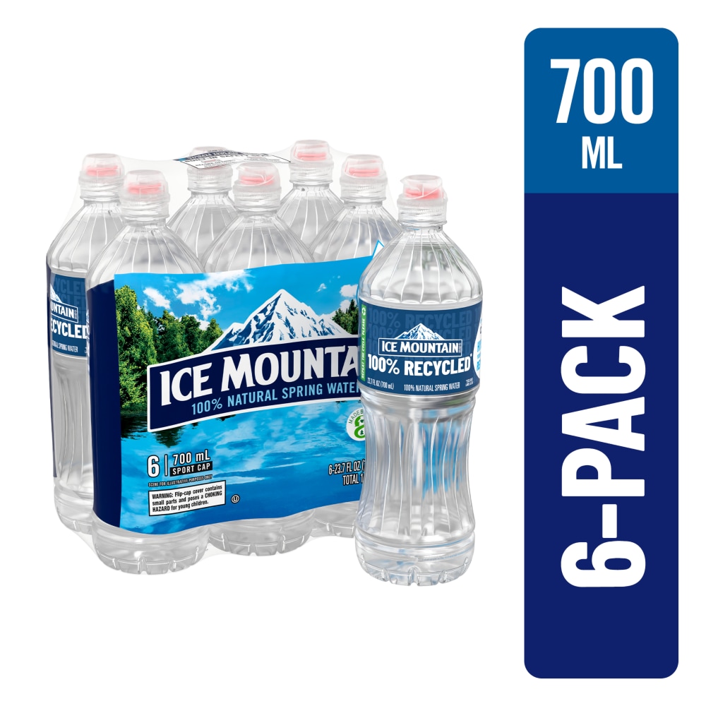 Pick N Save Ice Mountain Natural Spring Water 6 Count 6 Bottles 23 7 Fl Oz
