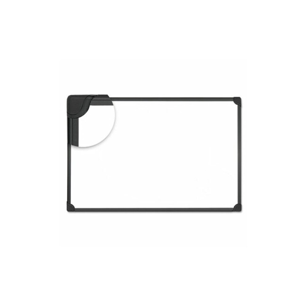 Design Series Deluxe Magnetic Steel Dry Erase Marker Board, 24 x 18, White Surface, Black Aluminum/Plastic Frame Design Series Deluxe Magnetic Steel Dry Erase Marker Board, 24 x 18, White Surface, Black Aluminum/Plastic Frame