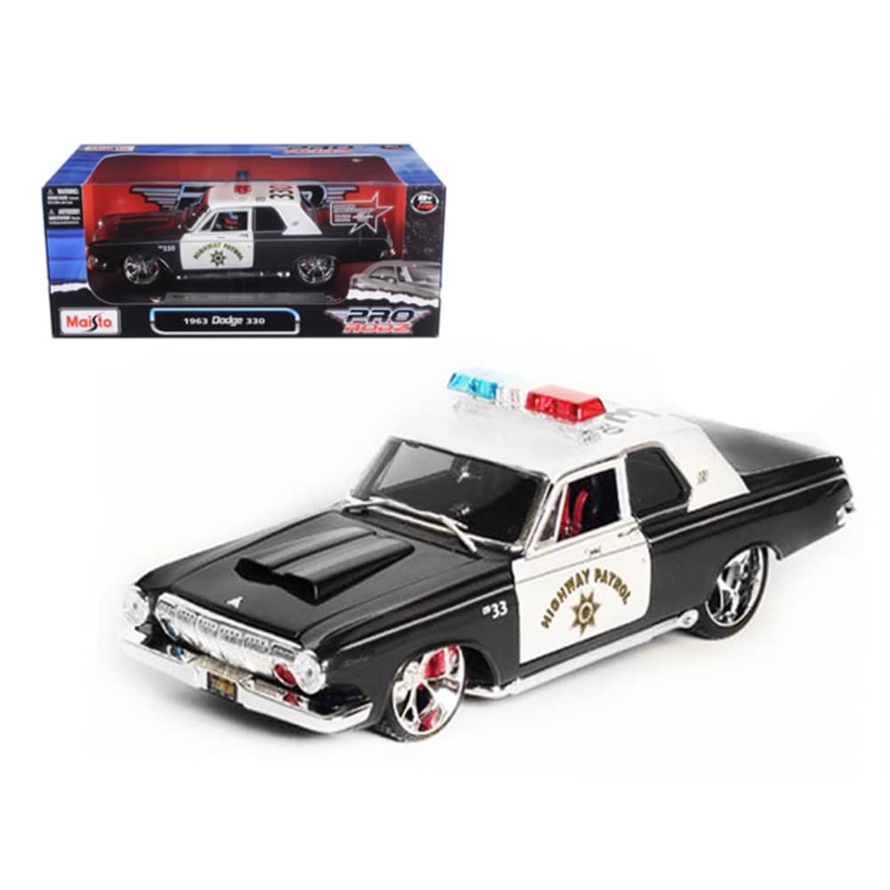 Maisto 31652bl 1963 Dodge 330 Blue 1-18 Diecast Model Car