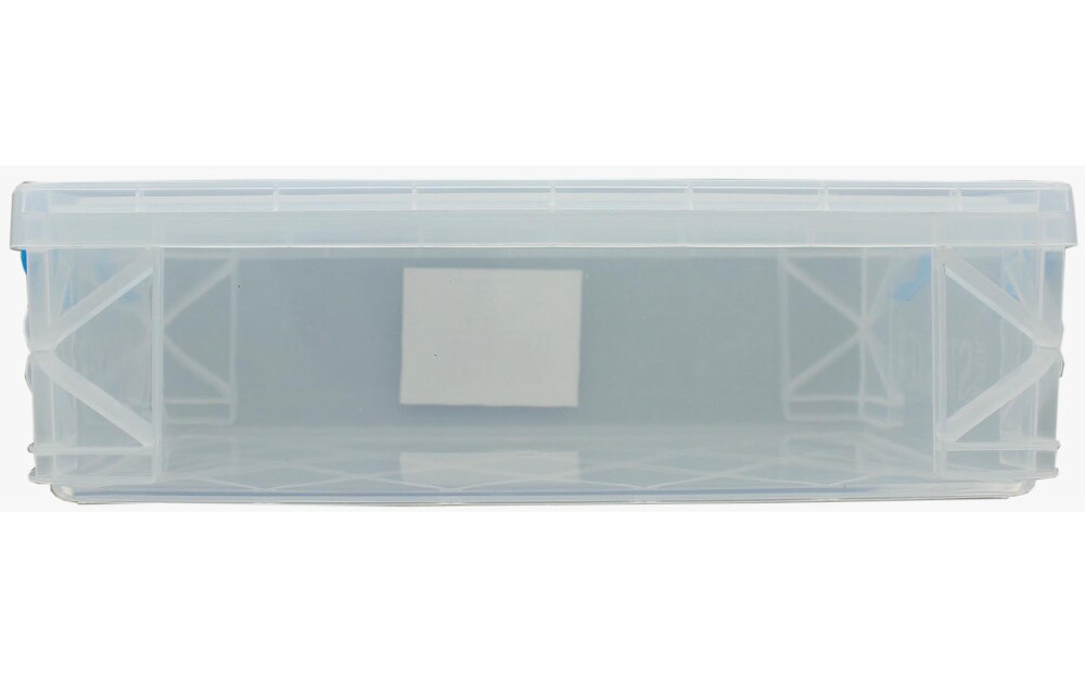 Super Stacker Large Pencil Box, Plastic, 9 x 5.5 x 2.62, Clear Super Stacker Large Pencil Box, Plastic, 9 x 5.5 x 2.62, Clear