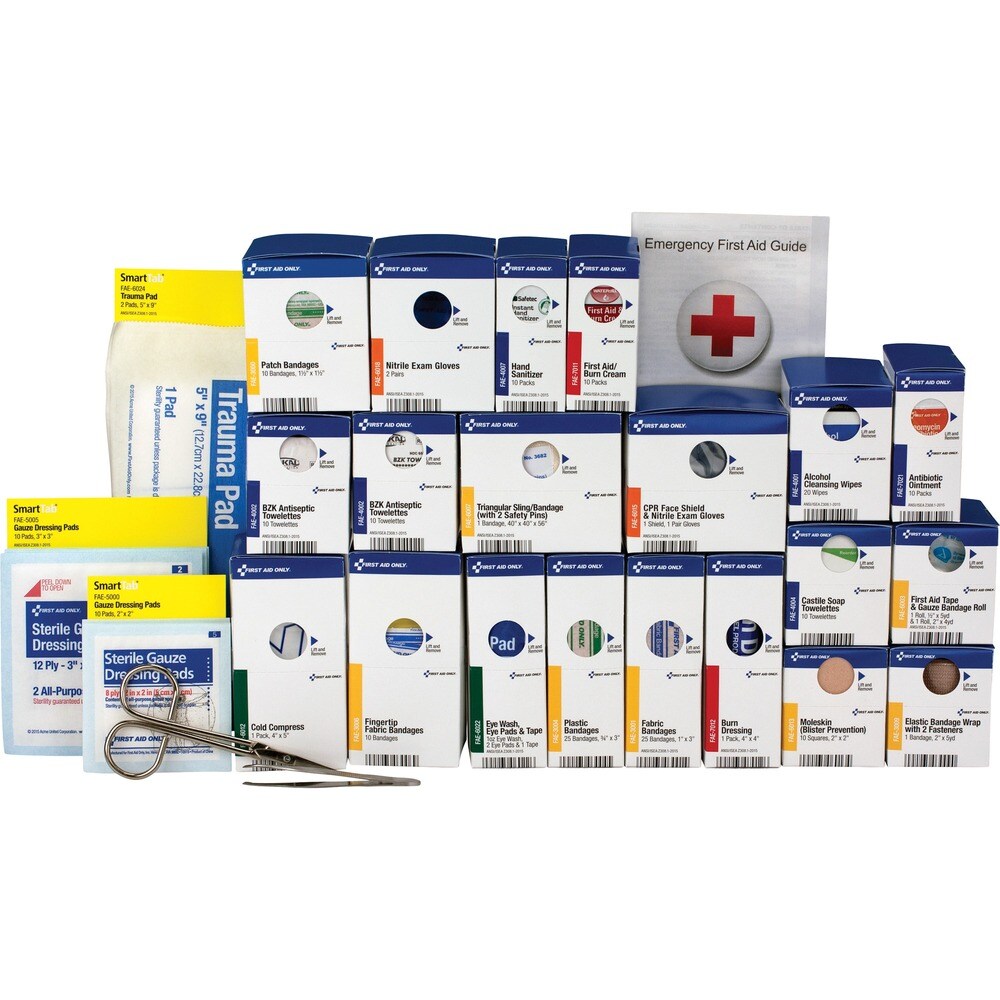 First Aid Only 50-Person SmartCompliance First Aid Cabinet Refill - 202 x Piece(s) - 1 / Box First Aid Only 50-Person SmartCompliance First Aid Cabinet Refill - 202 x Piece(s) - 1 / Box