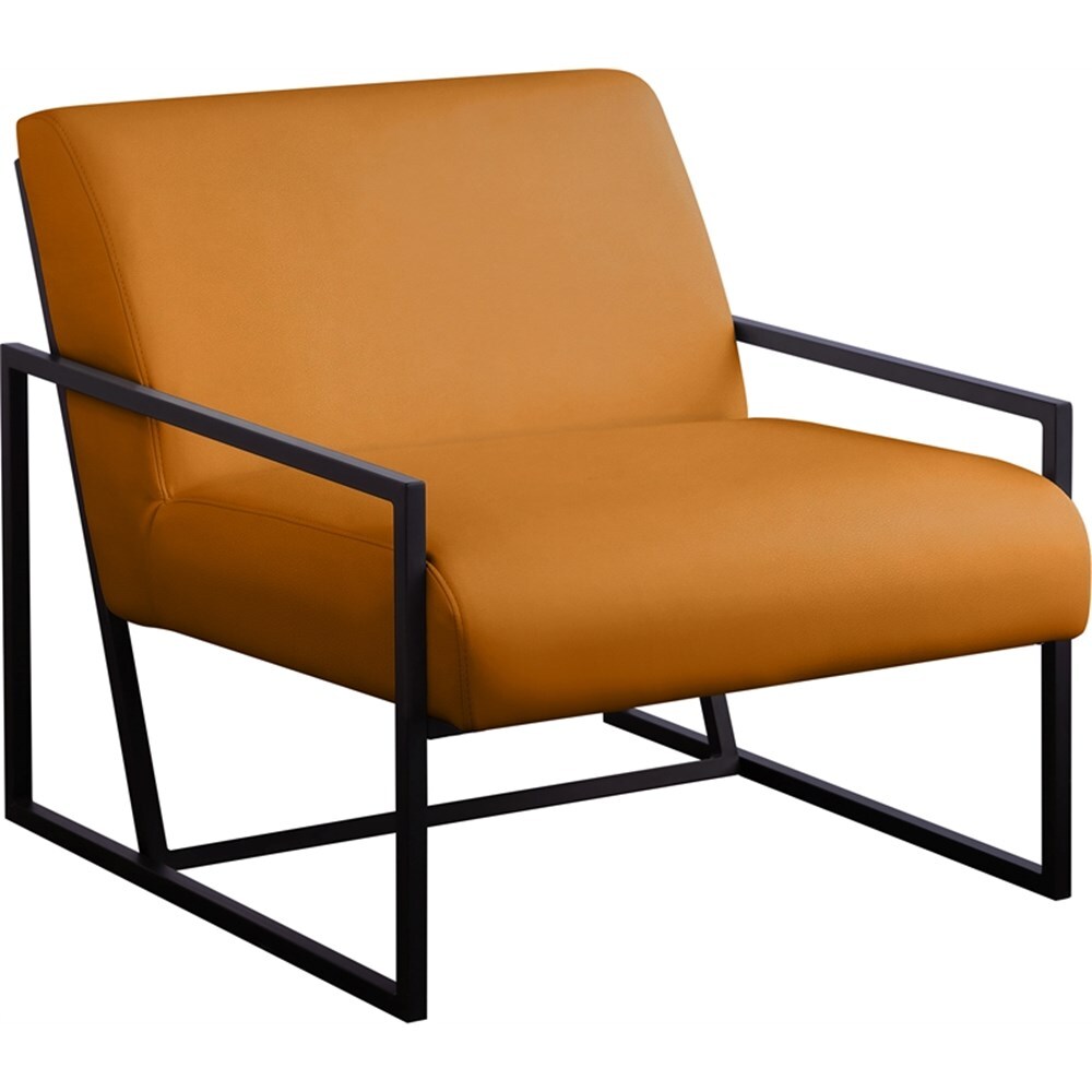 Meridian Furniture Industry Faux Leather Accent Chair Meridian Furniture Industry Faux Leather Accent Chair